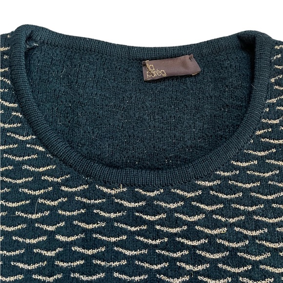 Olla pareg wool blend scalloped sparkly sweater - Picture 2 of 5